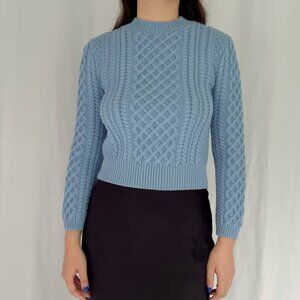 NWT Altuzarra Cabbie Sweater - Ash Blue in S